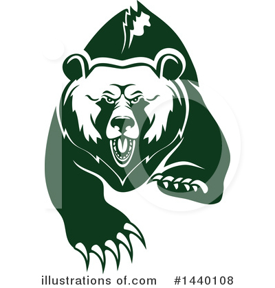 Grizzly Clipart #1440108 by Vector Tradition SM