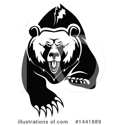 Bear Clipart #1441889 by Vector Tradition SM
