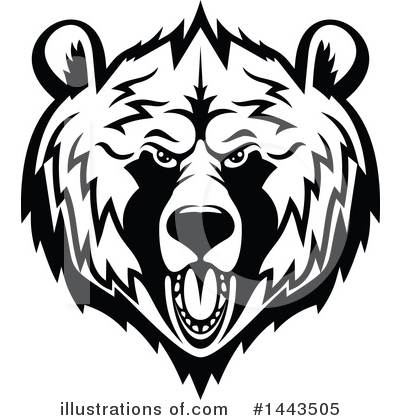 Bear Clipart #1443505 by Vector Tradition SM