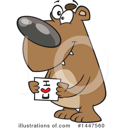 Royalty-Free (RF) Bear Clipart Illustration by toonaday - Stock Sample #1447560