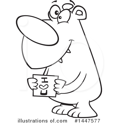 Royalty-Free (RF) Bear Clipart Illustration by toonaday - Stock Sample #1447577