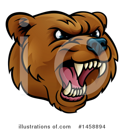 Royalty-Free (RF) Bear Clipart Illustration by AtStockIllustration - Stock Sample #1458894