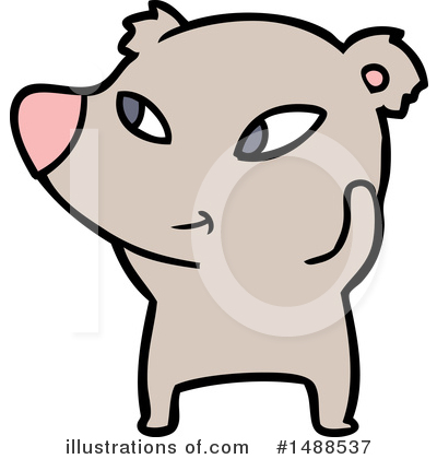 Royalty-Free (RF) Bear Clipart Illustration by lineartestpilot - Stock Sample #1488537