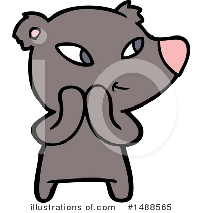 Royalty-Free (RF) Bear Clipart Illustration by lineartestpilot - Stock Sample #1488565