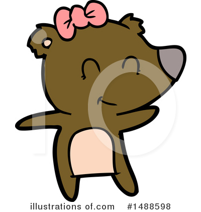 Royalty-Free (RF) Bear Clipart Illustration by lineartestpilot - Stock Sample #1488598