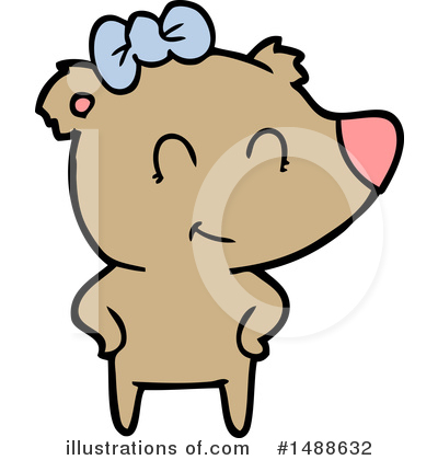 Royalty-Free (RF) Bear Clipart Illustration by lineartestpilot - Stock Sample #1488632