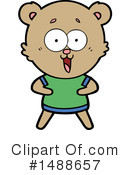 Bear Clipart #1488657 by lineartestpilot