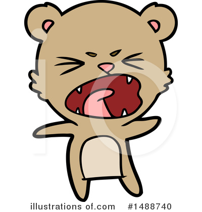 Royalty-Free (RF) Bear Clipart Illustration by lineartestpilot - Stock Sample #1488740