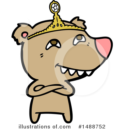 Royalty-Free (RF) Bear Clipart Illustration by lineartestpilot - Stock Sample #1488752