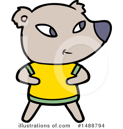 Royalty-Free (RF) Bear Clipart Illustration by lineartestpilot - Stock Sample #1488794