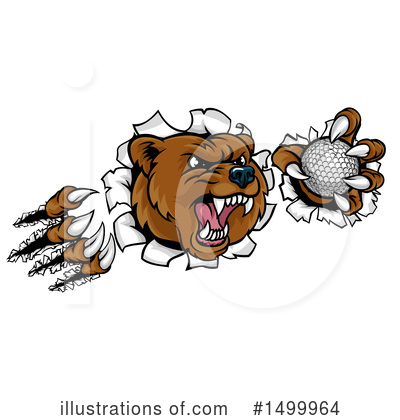 Royalty-Free (RF) Bear Clipart Illustration by AtStockIllustration - Stock Sample #1499964