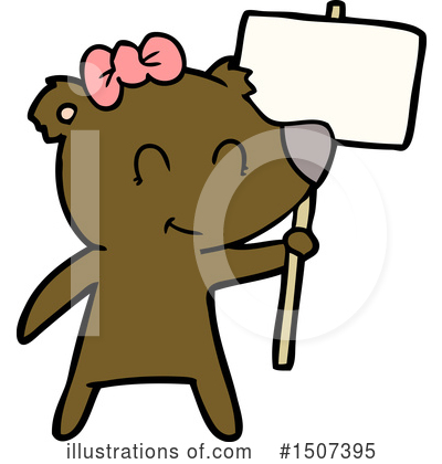 Royalty-Free (RF) Bear Clipart Illustration by lineartestpilot - Stock Sample #1507395