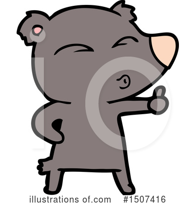 Royalty-Free (RF) Bear Clipart Illustration by lineartestpilot - Stock Sample #1507416