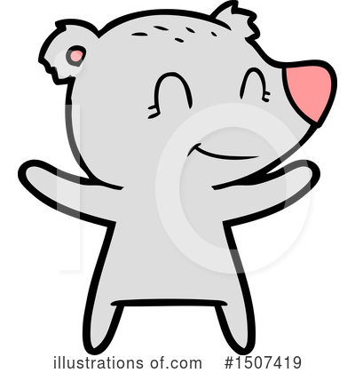 Royalty-Free (RF) Bear Clipart Illustration by lineartestpilot - Stock Sample #1507419