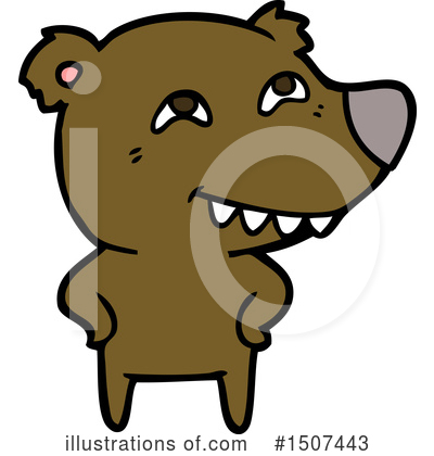 Royalty-Free (RF) Bear Clipart Illustration by lineartestpilot - Stock Sample #1507443