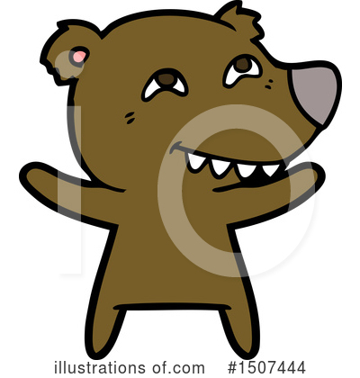Royalty-Free (RF) Bear Clipart Illustration by lineartestpilot - Stock Sample #1507444