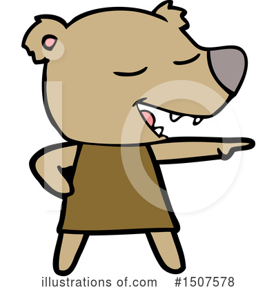 Royalty-Free (RF) Bear Clipart Illustration by lineartestpilot - Stock Sample #1507578