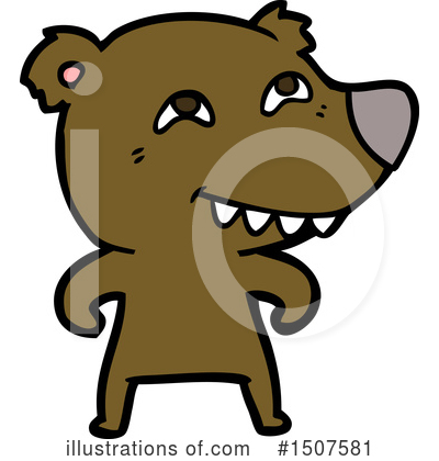 Royalty-Free (RF) Bear Clipart Illustration by lineartestpilot - Stock Sample #1507581