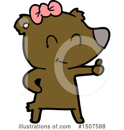 Royalty-Free (RF) Bear Clipart Illustration by lineartestpilot - Stock Sample #1507588