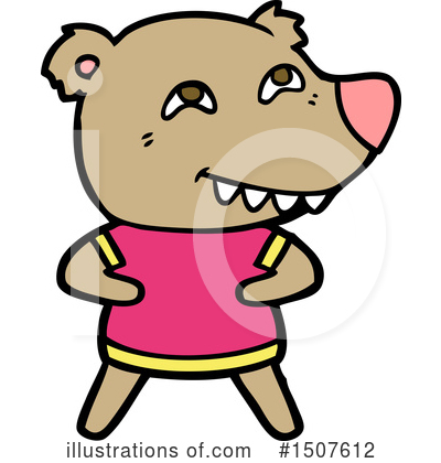 Royalty-Free (RF) Bear Clipart Illustration by lineartestpilot - Stock Sample #1507612