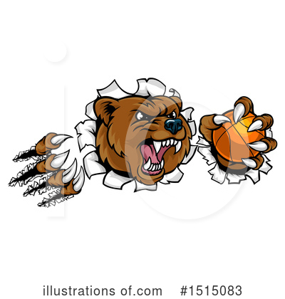 Royalty-Free (RF) Bear Clipart Illustration by AtStockIllustration - Stock Sample #1515083