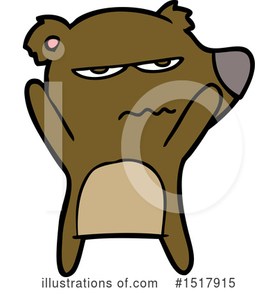 Royalty-Free (RF) Bear Clipart Illustration by lineartestpilot - Stock Sample #1517915
