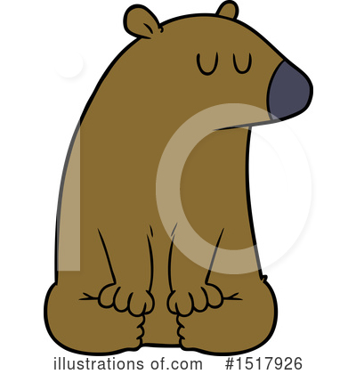 Royalty-Free (RF) Bear Clipart Illustration by lineartestpilot - Stock Sample #1517926