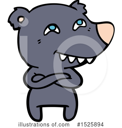 Royalty-Free (RF) Bear Clipart Illustration by lineartestpilot - Stock Sample #1525894