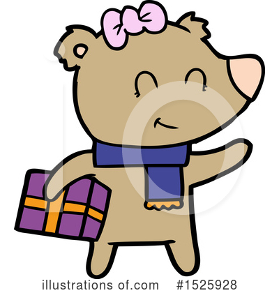 Royalty-Free (RF) Bear Clipart Illustration by lineartestpilot - Stock Sample #1525928