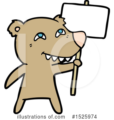 Royalty-Free (RF) Bear Clipart Illustration by lineartestpilot - Stock Sample #1525974