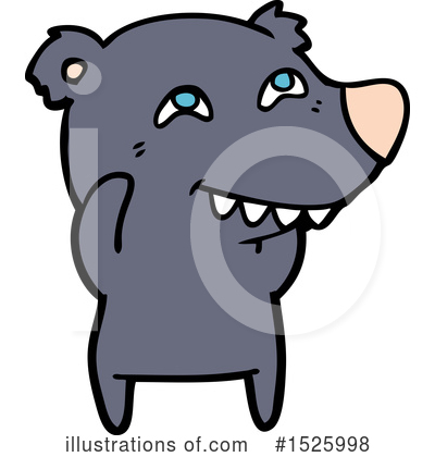 Royalty-Free (RF) Bear Clipart Illustration by lineartestpilot - Stock Sample #1525998