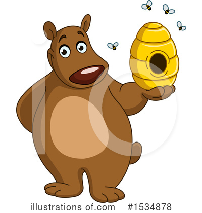 Royalty-Free (RF) Bear Clipart Illustration by yayayoyo - Stock Sample #1534878