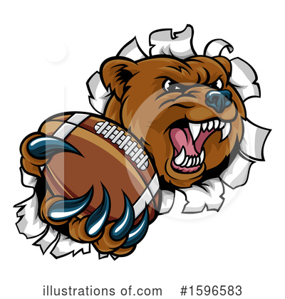 Royalty-Free (RF) Bear Clipart Illustration by AtStockIllustration - Stock Sample #1596583