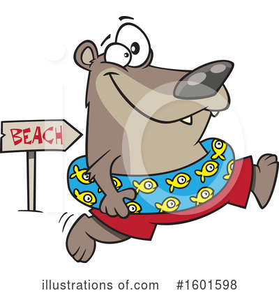 Royalty-Free (RF) Bear Clipart Illustration by toonaday - Stock Sample #1601598