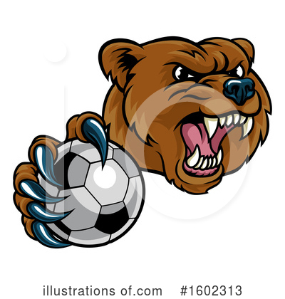 Royalty-Free (RF) Bear Clipart Illustration by AtStockIllustration - Stock Sample #1602313