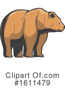 Bear Clipart #1611479 by Vector Tradition SM