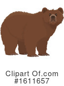 Bear Clipart #1611657 by Vector Tradition SM