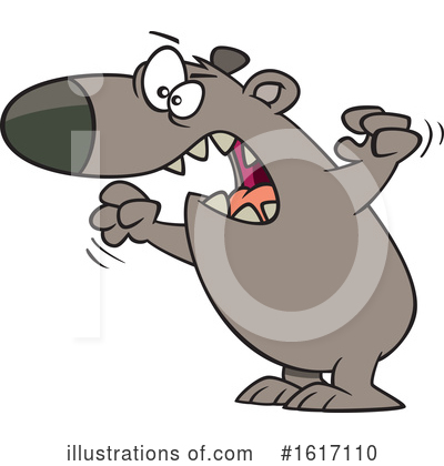 Royalty-Free (RF) Bear Clipart Illustration by toonaday - Stock Sample #1617110