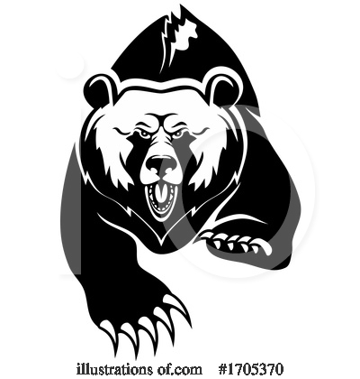 Bear Clipart #1705370 by Vector Tradition SM