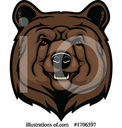 Bear Clipart #1706597 by Vector Tradition SM
