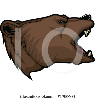 Bear Clipart #1706600 by Vector Tradition SM