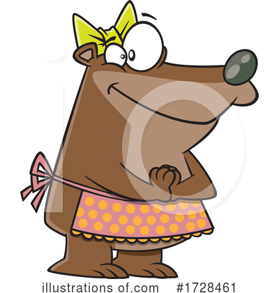 Royalty-Free (RF) Bear Clipart Illustration by toonaday - Stock Sample #1728461