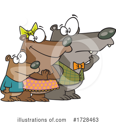 Royalty-Free (RF) Bear Clipart Illustration by toonaday - Stock Sample #1728463
