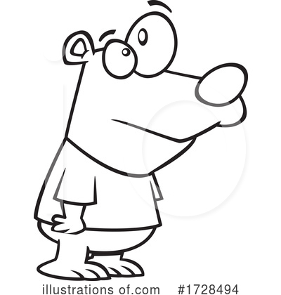 Royalty-Free (RF) Bear Clipart Illustration by toonaday - Stock Sample #1728494