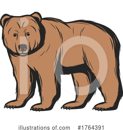 Bear Clipart #1764391 by Vector Tradition SM