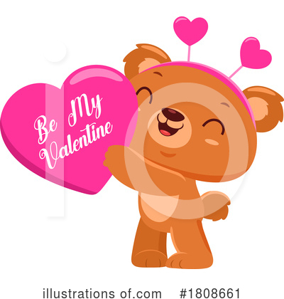 Royalty-Free (RF) Bear Clipart Illustration by Hit Toon - Stock Sample #1808661