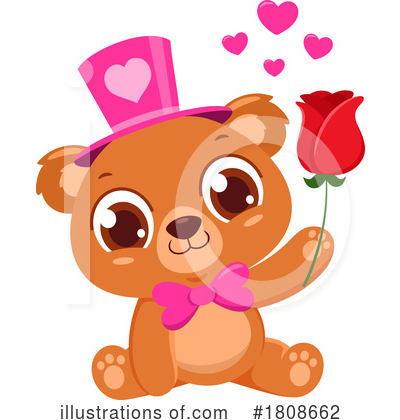 Royalty-Free (RF) Bear Clipart Illustration by Hit Toon - Stock Sample #1808662