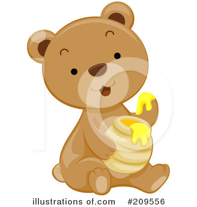 Royalty-Free (RF) Bear Clipart Illustration by BNP Design Studio - Stock Sample #209556