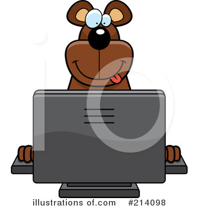 Computer Clipart #214098 by Cory Thoman