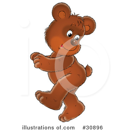 Royalty-Free (RF) Bear Clipart Illustration by Alex Bannykh - Stock Sample #30896